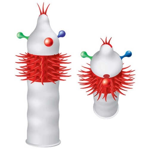 Стимулирующая насадка-презерватив "Luxe Французский Связной" 