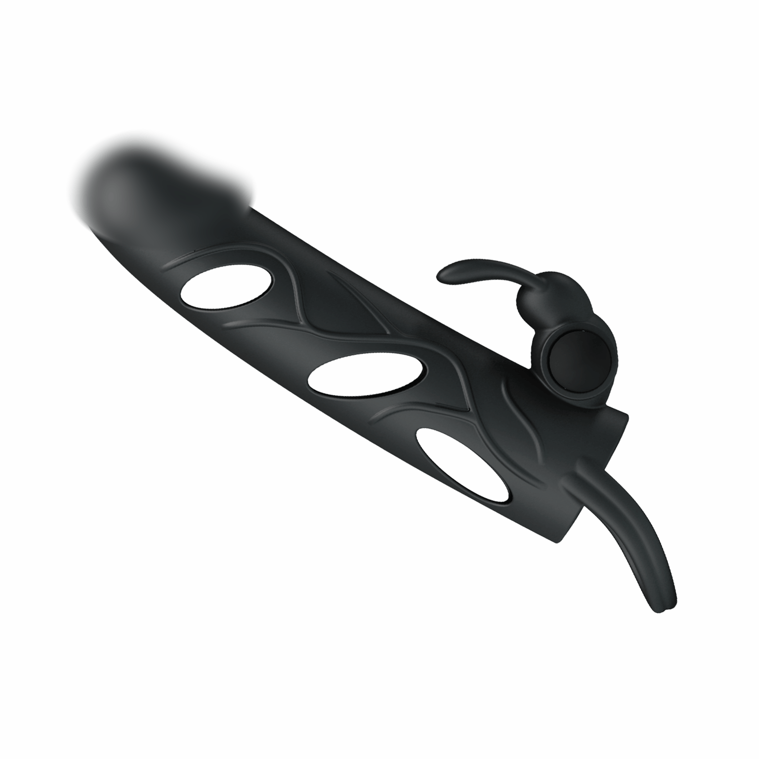 Насадка с двойной вибрацией "Pretty Love" с клиторальным отростком 