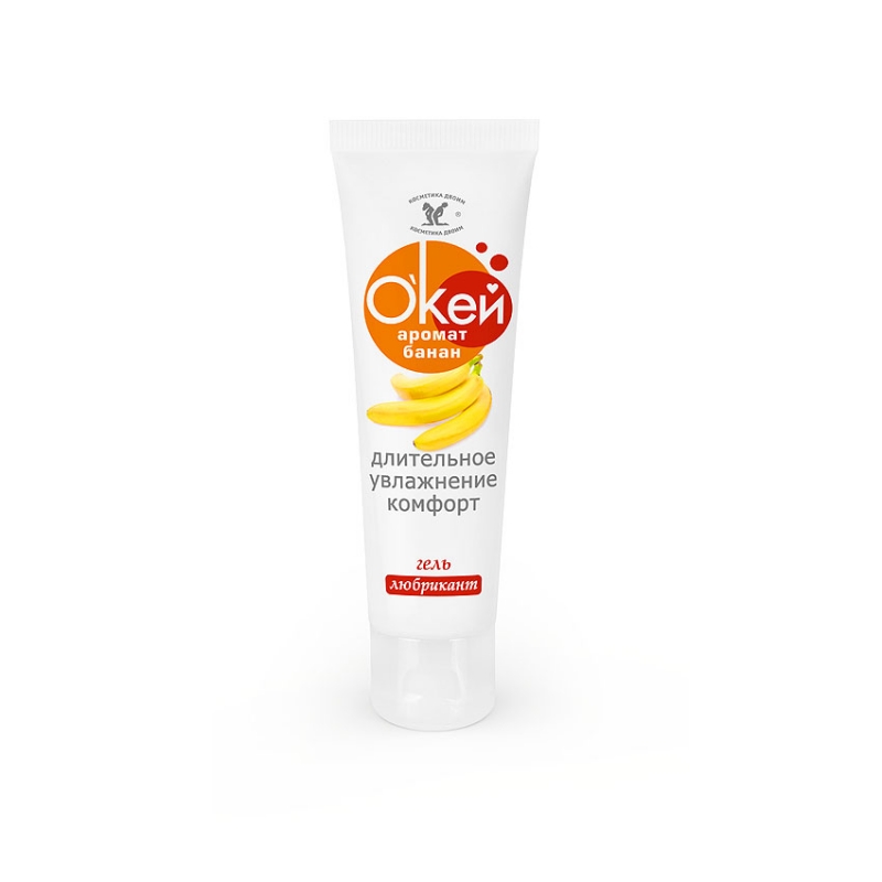 Гель на водной основе "О-кей" с ароматом банана, 50ml 